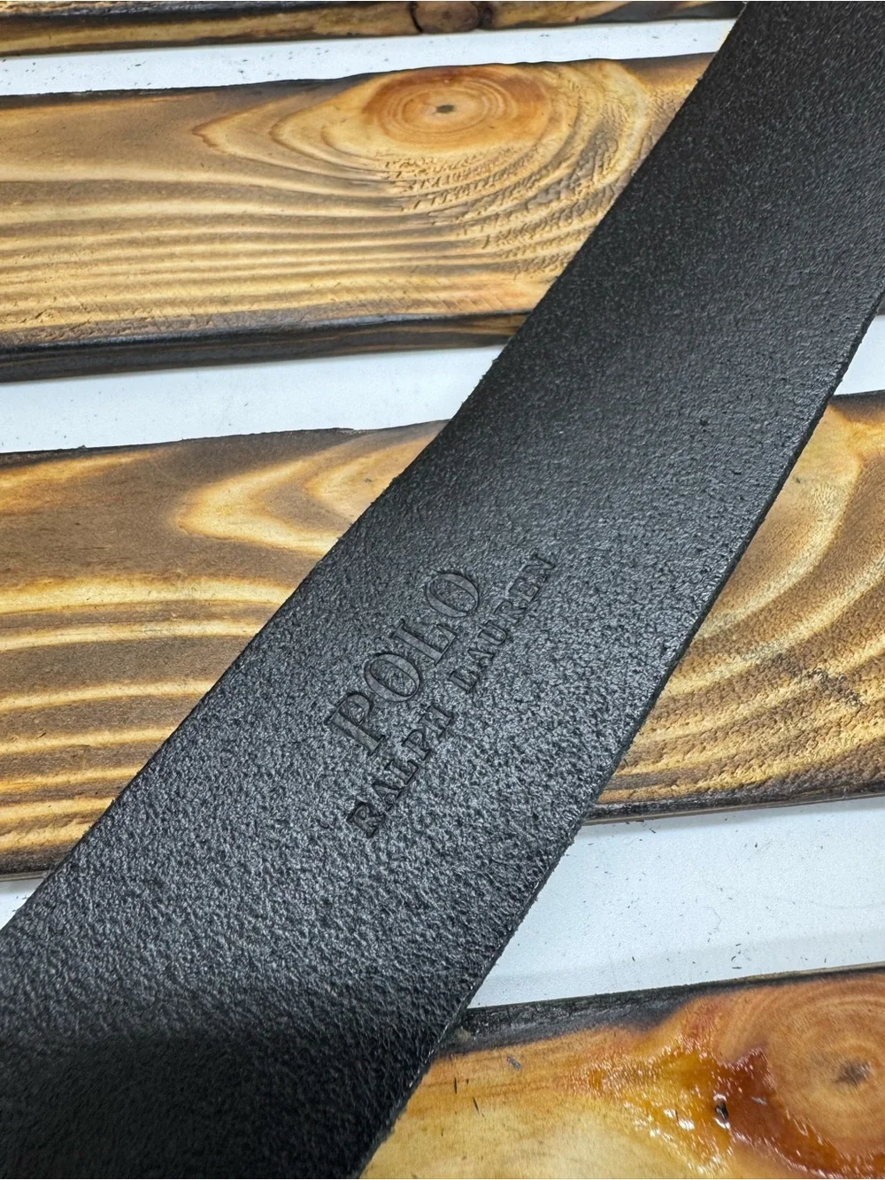 Polo Ralph Lauren Men’s Genuine Leather Classic Belt - Black # 0134